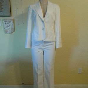 A lovely white pant suit from Nine West